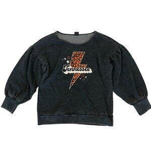 Ugapparel Sweater Medium Gray Tennessee Graphic Crewneck Unisex‎